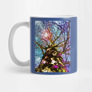 Birch Tree Looking Up Mug